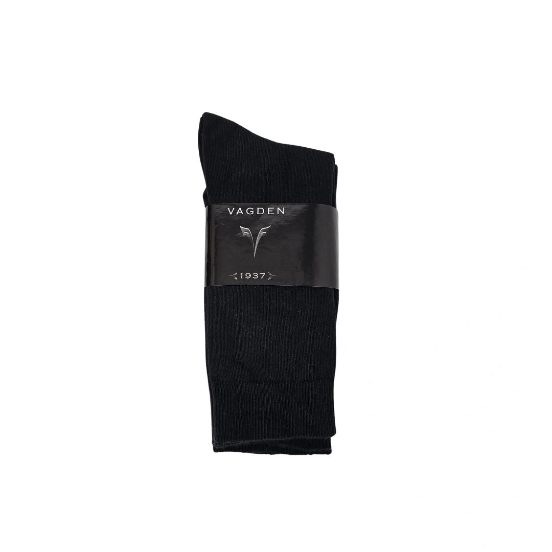 Sharp Style Black Dress Socks Duo Vagden Comfort Clearance